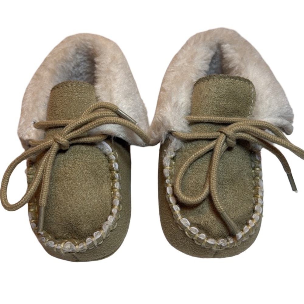 PatPat Infant Baby Moccasin Booties Slippers Unisex 6-9 Mos